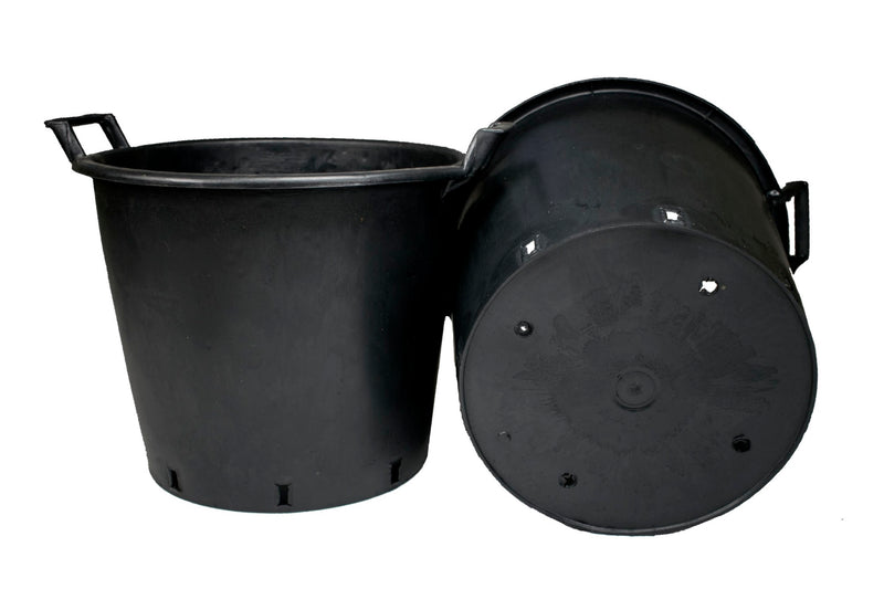 Round pot with handles, 35 L